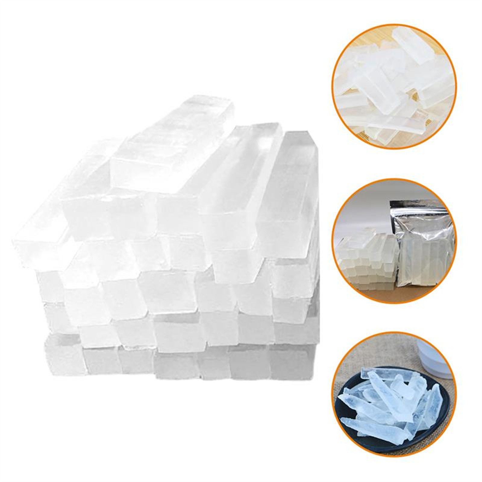 Soap Making Glycerin Base - Sacchetto da 250g di base per