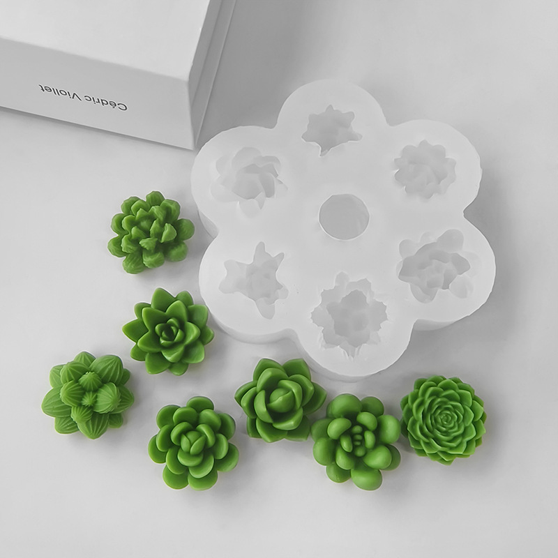 Soap Making In Home - Stampo in Silicone 7 in 1