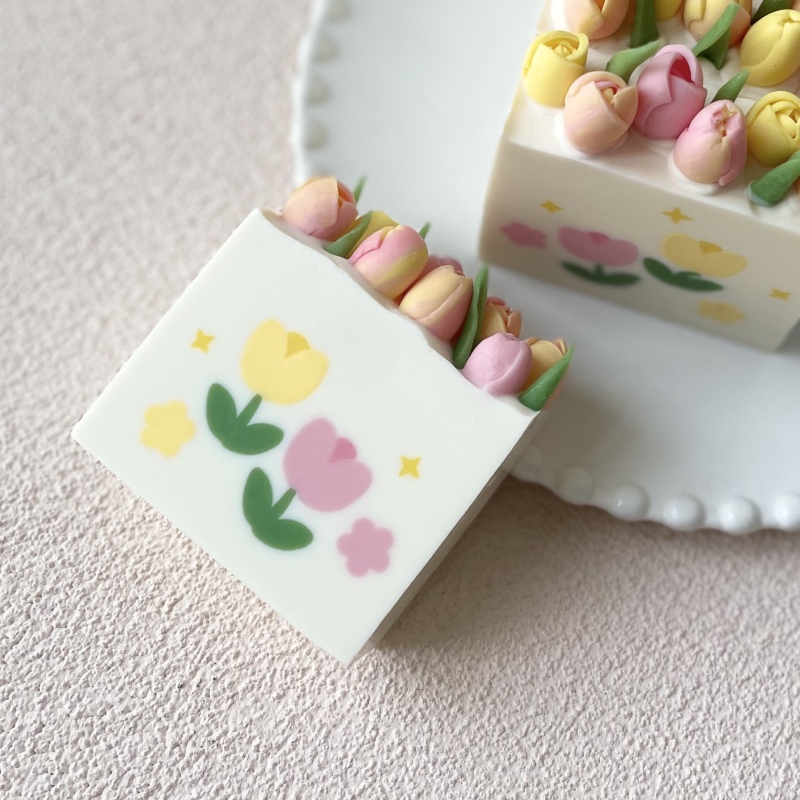Soap Making Hobby - Fiore tulipano modello argilla estrusore disco