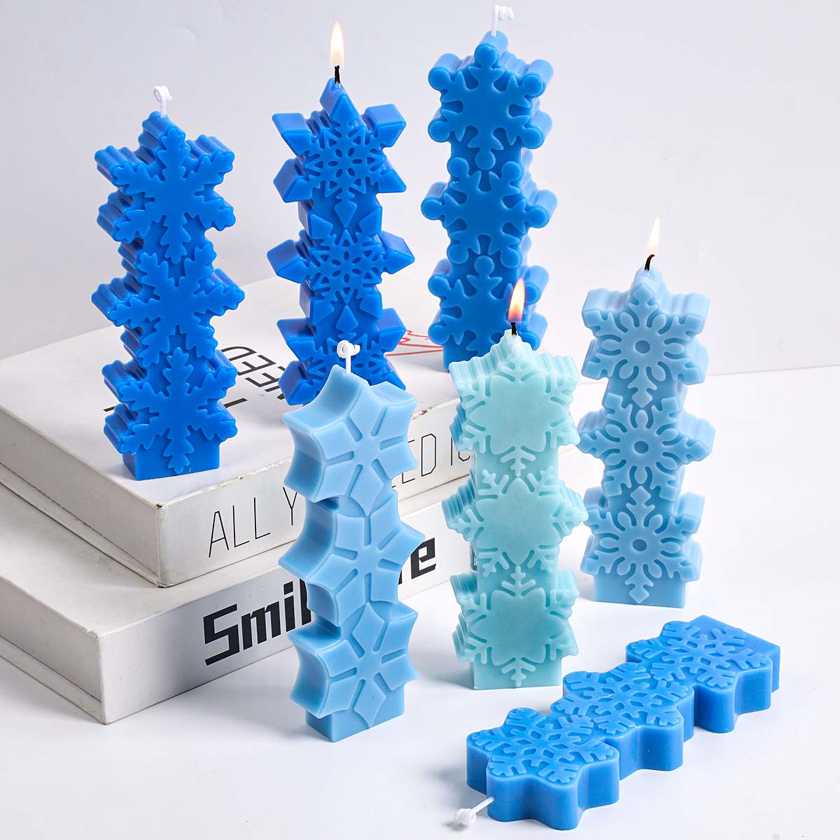 Soap Making In Home - Stampo per candele con fiocco di