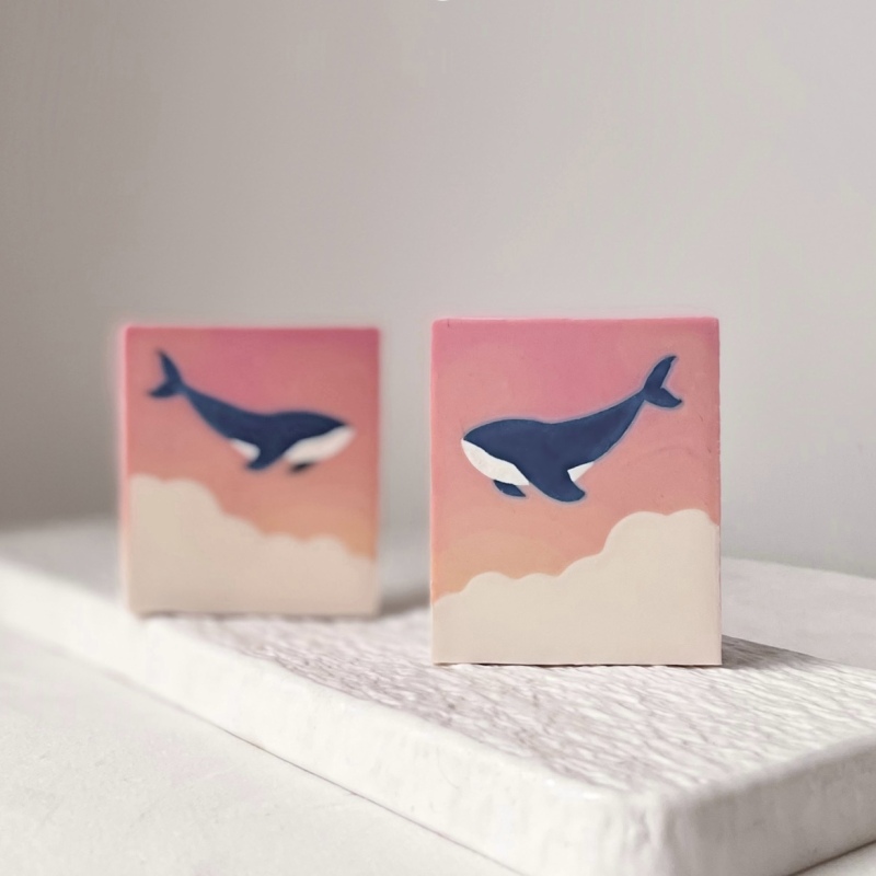 Soap Making Hobby - Disco estrusore di argilla modello balena