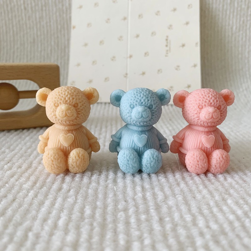 Mini amore orso candela stampo - Soap Making Equipment For Beginners recensione e prezzo