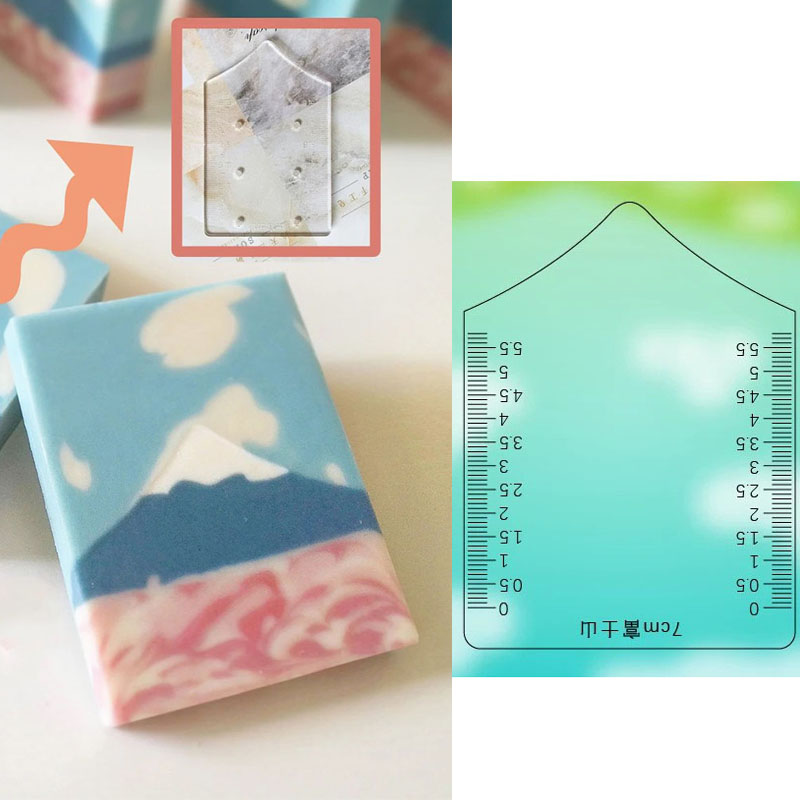Moutain Pattern raschietto Rib - Soap Making Hobby recensione e prezzo