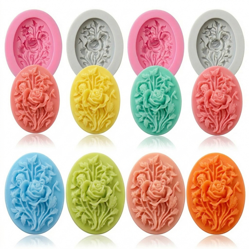 4 stampi in silicone a forma d - Soap Making Tutorial recensione e prezzo